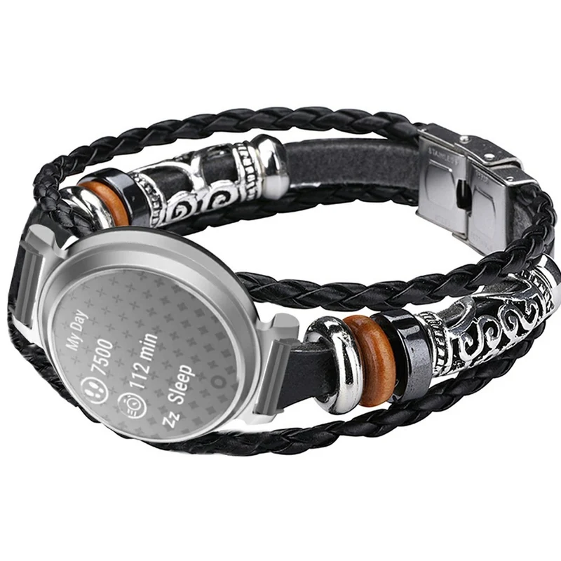 Wirklich Schön Garmin Lily 2 Metall Und Kunstleder Armband