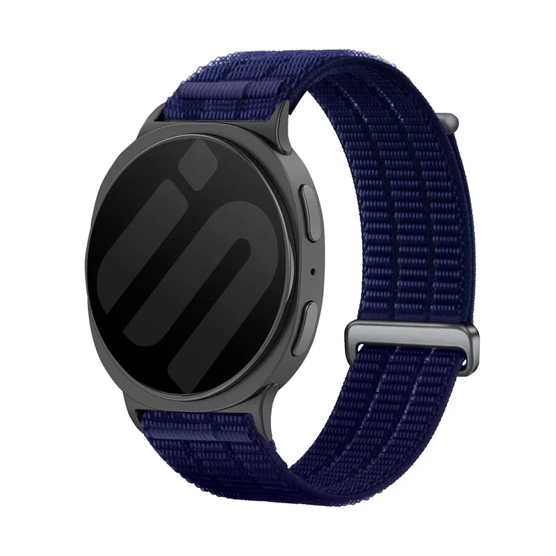 Samsung Galaxy Watch 9 - 44mm Nylon Air Armband (Dunkelblau)