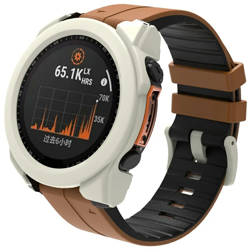 Garmin Fenix 8 43mm Glas und Silikon Displayschutz