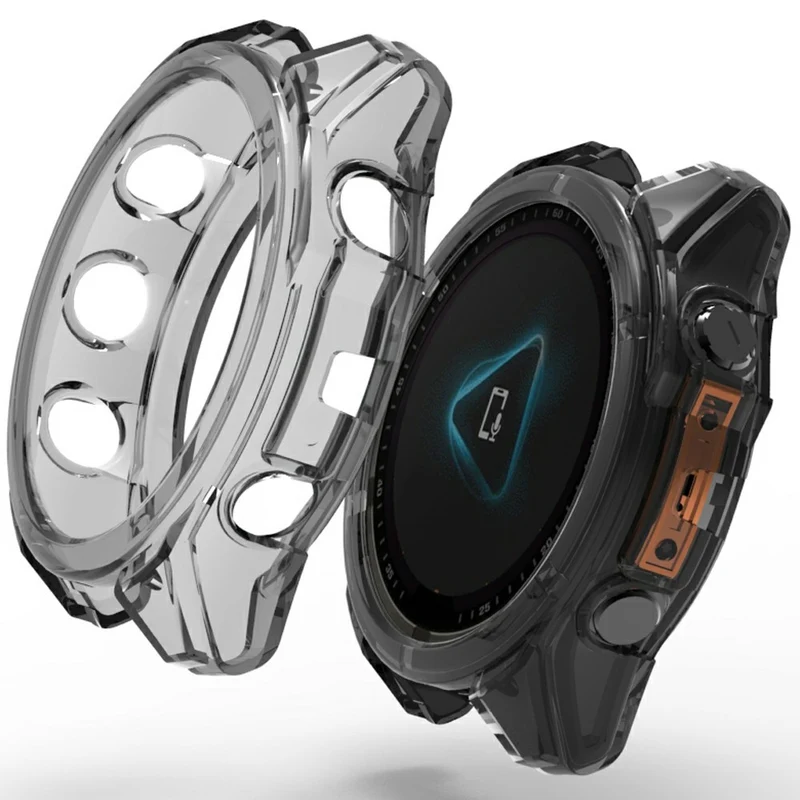 Garmin Fenix 8 43mm Transparent Silikon Bumper