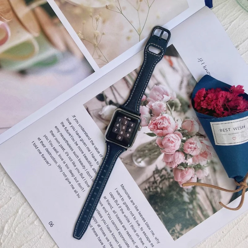 Schön Apple Smartwatch Kunstleder Universell Armband