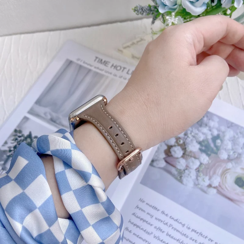 Schön Apple Smartwatch Kunstleder Universell Armband