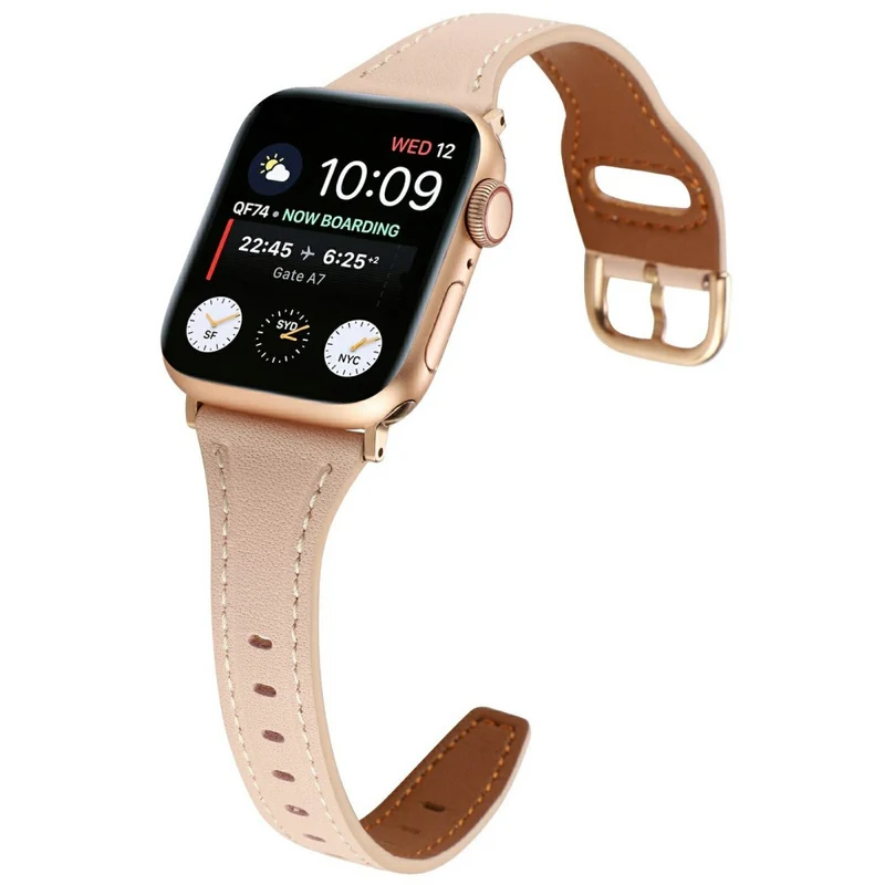 Unglaublich Ordentlich Apple Smartwatch Echtes Leder Universell Armband