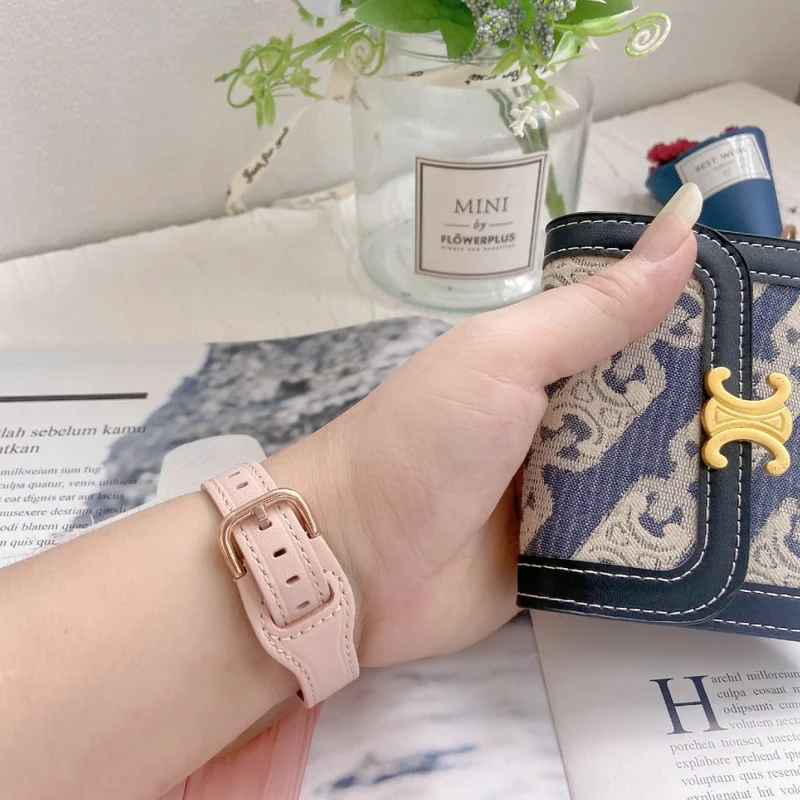 Unglaublich Ordentlich Apple Smartwatch Echtes Leder Universell Armband