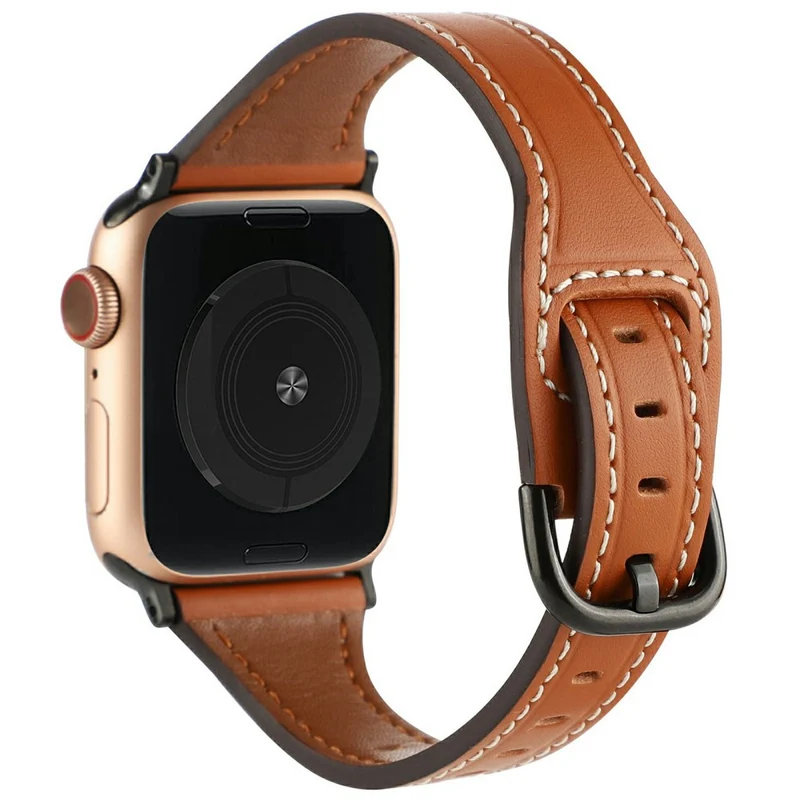 Unglaublich Ordentlich Apple Smartwatch Echtes Leder Universell Armband