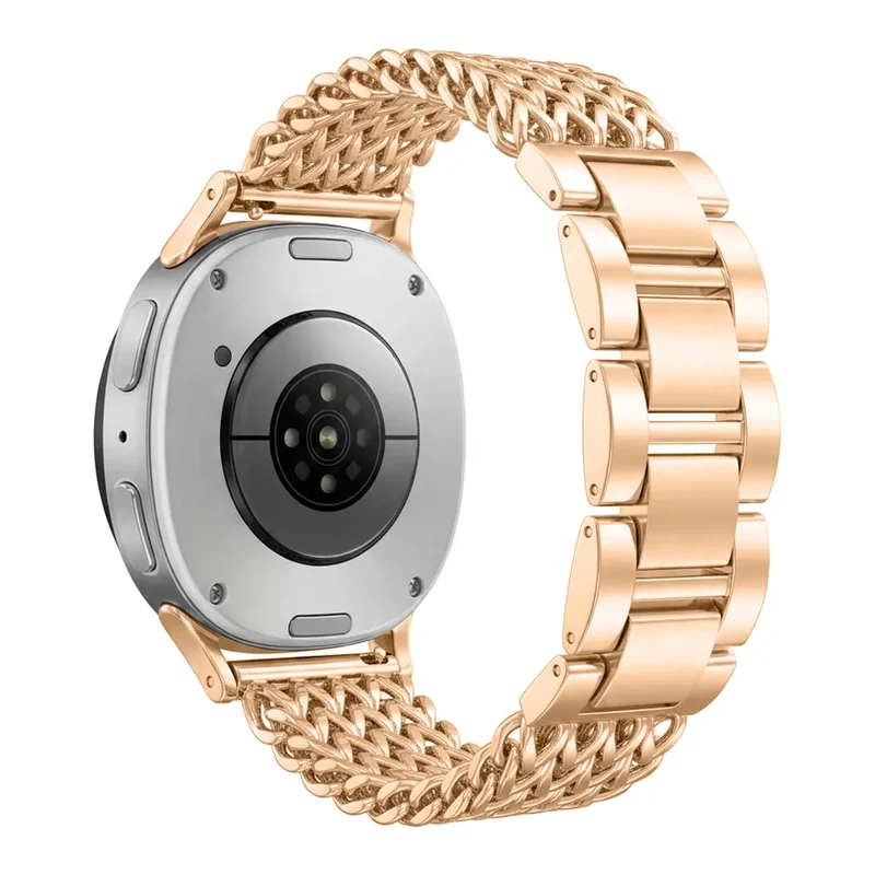 Samsung Galaxy Watch 8 Classic Metall Mesh Armband (Roségold)