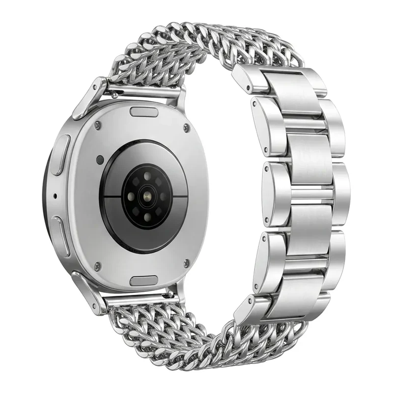 Samsung Galaxy Watch 8 - 44mm Metall Mesh Armband (Silber)