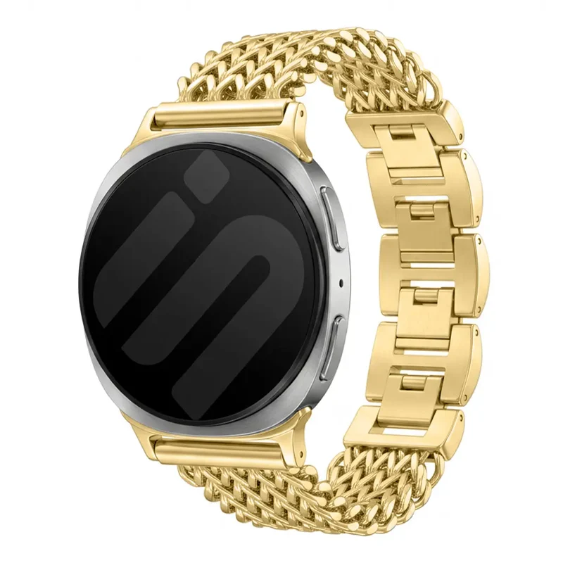 Samsung Galaxy Watch 8 - 40mm Metall Mesh Armband (Gold)