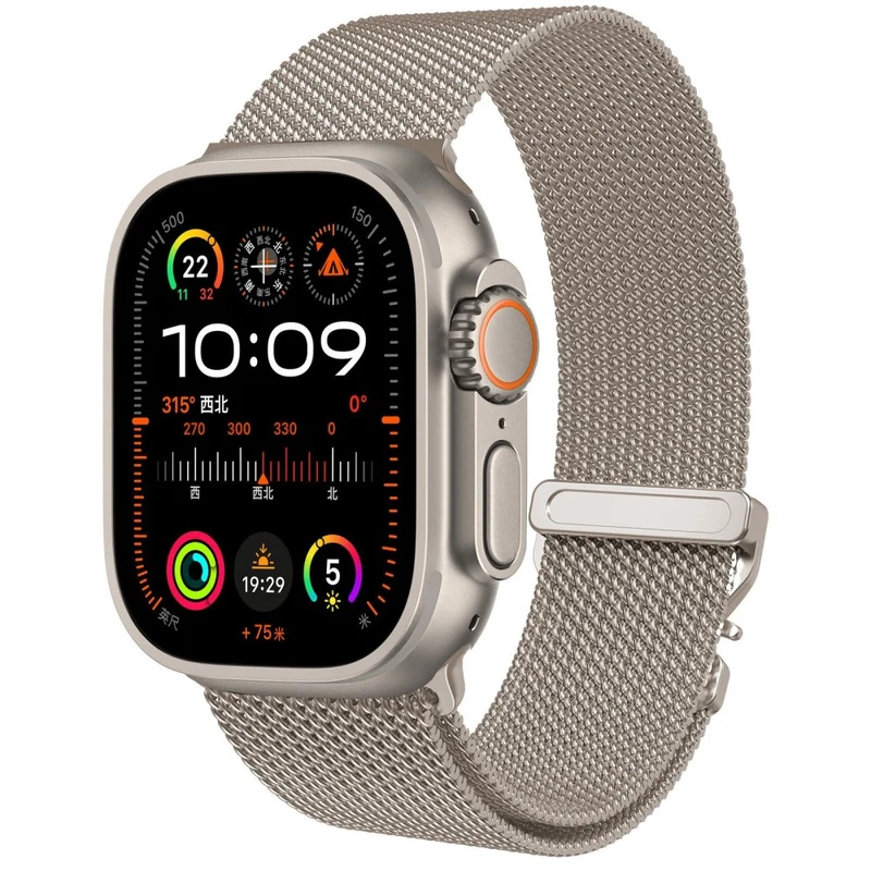 Bequem Apple Watch Series 10 46mm Metall Armband