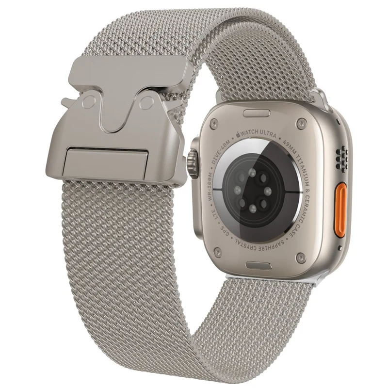 Bequem Apple Watch Series 10 46mm Metall Armband