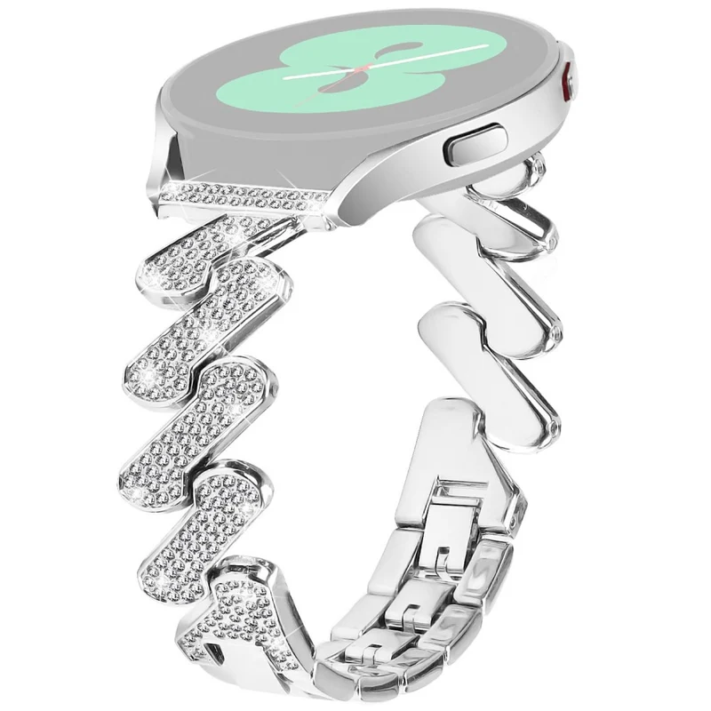 Auffallend Süß Samsung Galaxy Watch 7 40mm / Samsung Galaxy Watch 7 44mm Strass Universell Armband