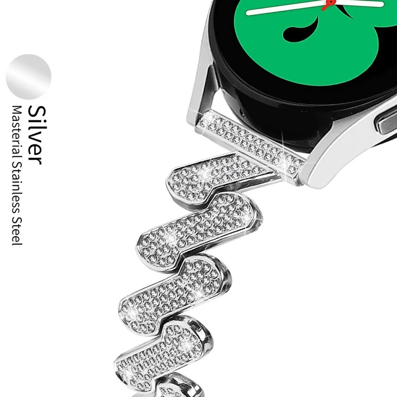 Auffallend Süß Samsung Galaxy Watch 7 40mm / Samsung Galaxy Watch 7 44mm Strass Universell Armband