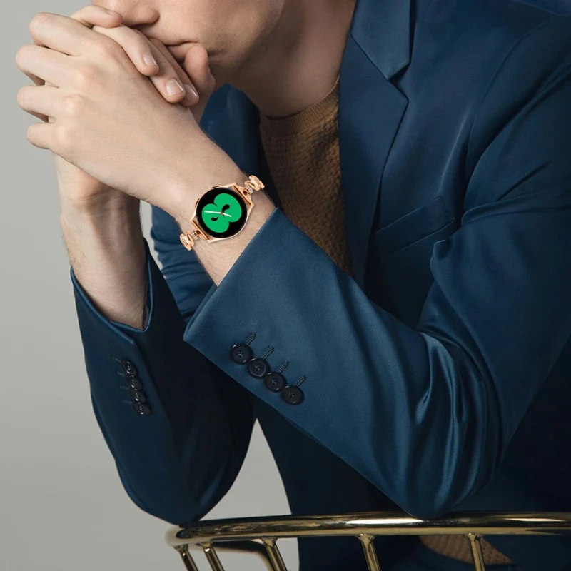 Mega Bequem Samsung Galaxy Watch 7 40mm / Samsung Galaxy Watch 7 44mm Metall Universell Armband