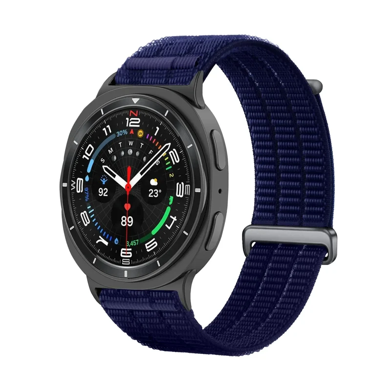 Samsung Galaxy Watch 8 Classic Nylon Air Armband (Dunkelblau)