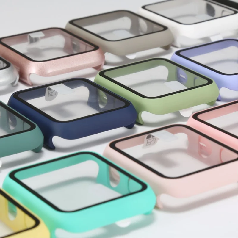 Süß Apple Watch Series 10 42mm Hülle mit Displayschutz in Glas und Silikon