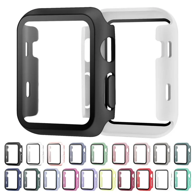 Süß Apple Watch Series 10 42mm Hülle mit Displayschutz in Glas und Silikon