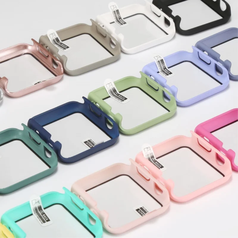 Süß Apple Watch Series 10 42mm Hülle mit Displayschutz in Glas und Silikon