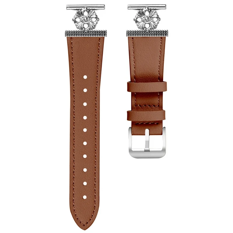 Klassisch Verizon GizmoWatch 3 Echtes Leder Und Metall Armband