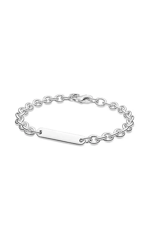 Pandora Moments Damen gravierbares Armband Gliederkette 20cm Silber 599523C00-20