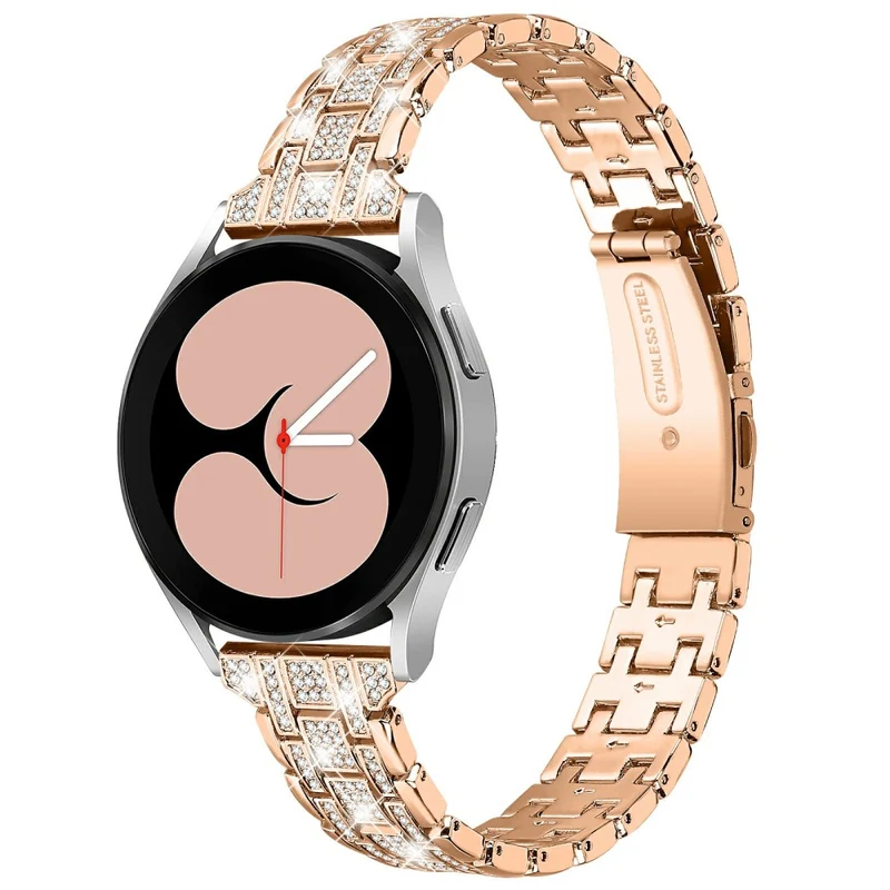 Super Angenehm Samsung Galaxy Watch 7 40mm / Samsung Galaxy Watch 7 44mm Strass Universell Armband