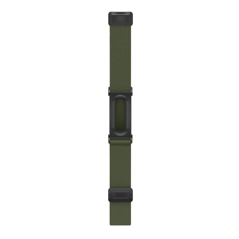Bandz Fitbit Air Biceps Nylonarmband mit D-Schnalle (Armeegrün)