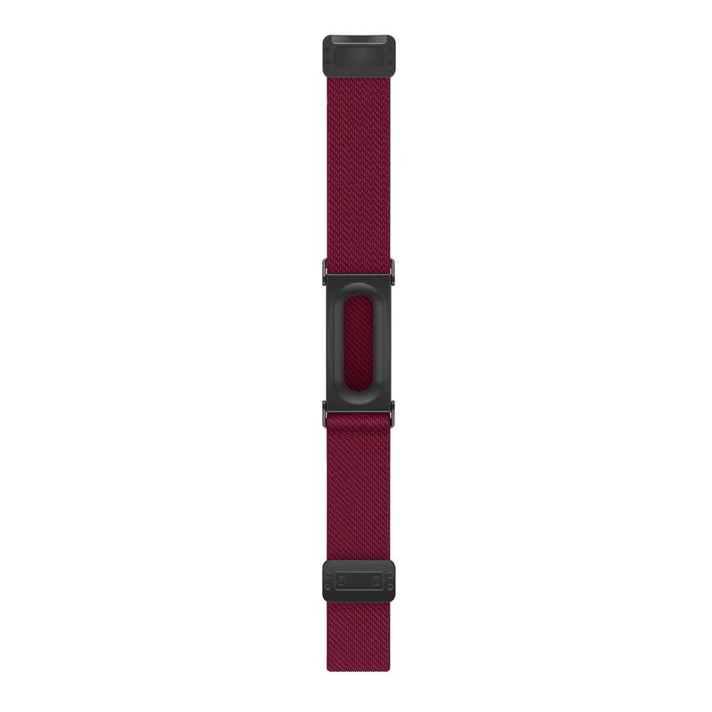 Bandz Fitbit Air Nylonarmband mit D-Schnalle (Weinrot)