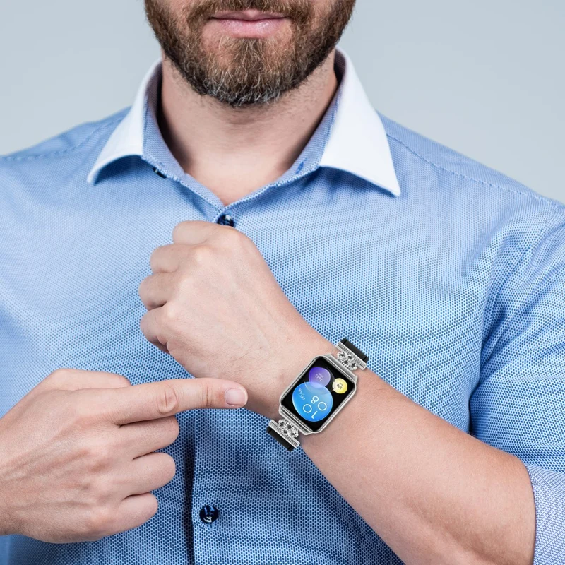 Sehr Angenehm Xiaomi Redmi Watch 4 Echtes Leder Und Metall Armband
