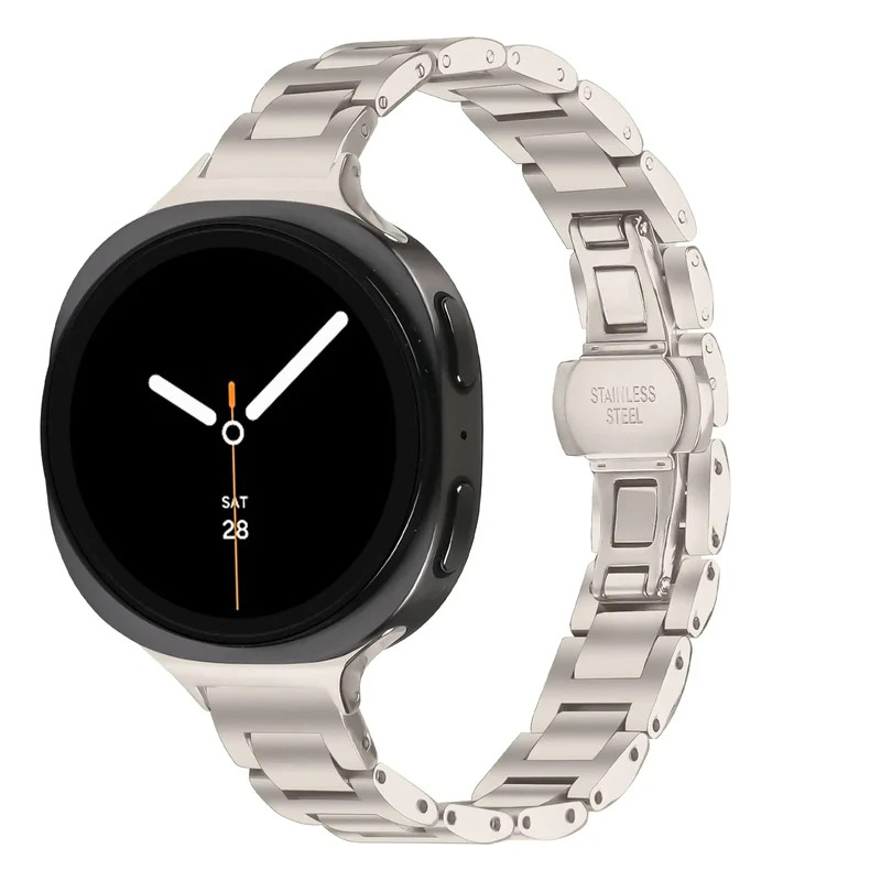 Samsung Galaxy Watch 8 Classic Slimfit Stahlarmband (Polarstern)