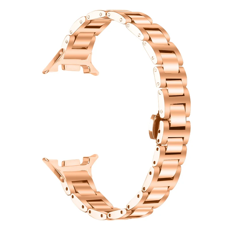 Samsung Galaxy Watch 8 - 44mm Slimfit Stahlarmband (Roségold)