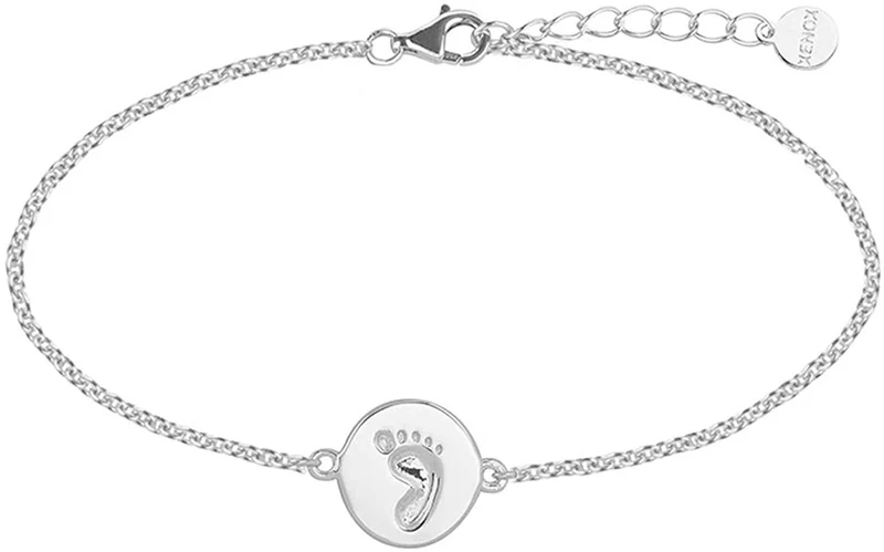 Xenox Silver Damen Armband Baby Fußabdruck XS3489