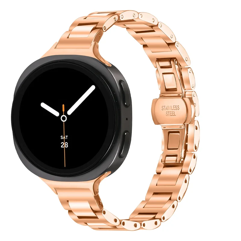 Samsung Galaxy Watch 8 - 40mm Slimfit Stahlarmband (Roségold)