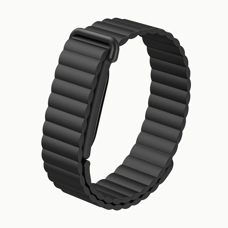 Fitbit Air Magnetisches Silikonarmband (Schwarz)