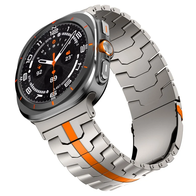 Auffallend Schön Samsung Galaxy Watch Ultra 47mm Metall Armband