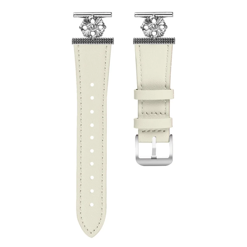 Absolut Ordentlich Garmin Vivoactive 3 / Garmin Vivoactive 3 Music Echtes Leder Und Metall Universell Armband