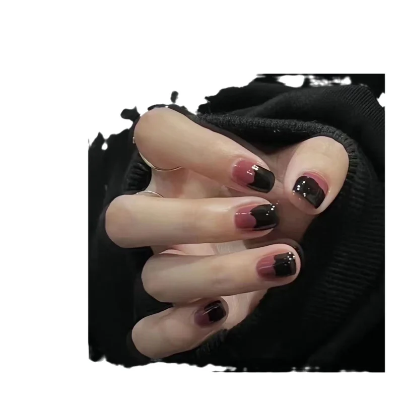 Künstlerisches Dual-Tone Press-On Nagel Set