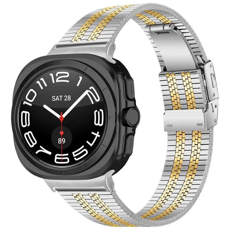 Mega Modisch Samsung Galaxy Watch Ultra 47mm Metall Armband