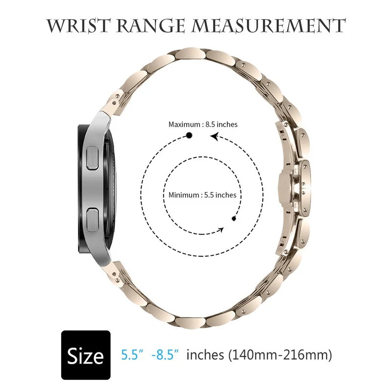 Süß Samsung Galaxy Watch 7 40mm / Samsung Galaxy Watch 7 44mm Metall Universell Armband