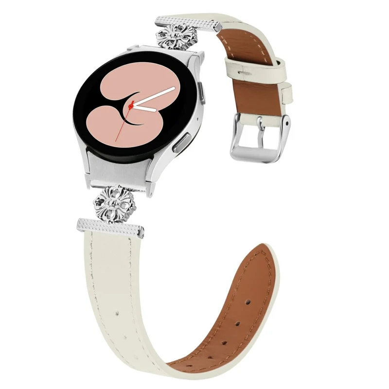 Sehr Angenehm Samsung Smartwatch Echtes Leder Und Metall Universell Armband