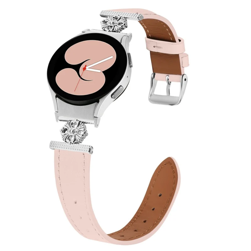 Sehr Angenehm Samsung Smartwatch Echtes Leder Und Metall Universell Armband