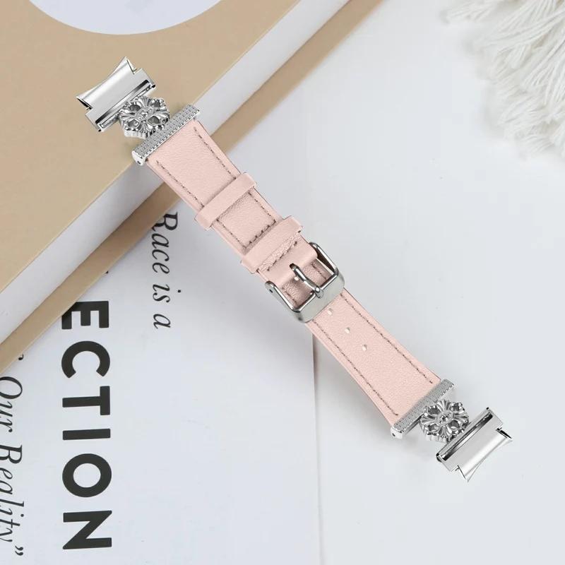 Sehr Angenehm Samsung Smartwatch Echtes Leder Und Metall Universell Armband
