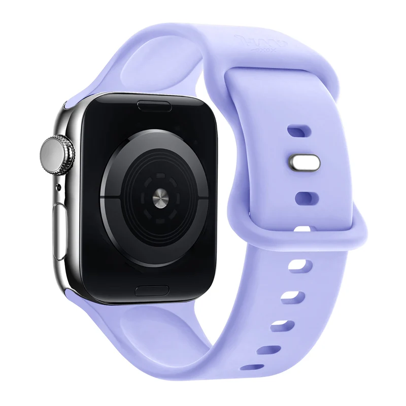 xoxo Wildhearts Apple Watch Silikonarmband (Hell Lila)