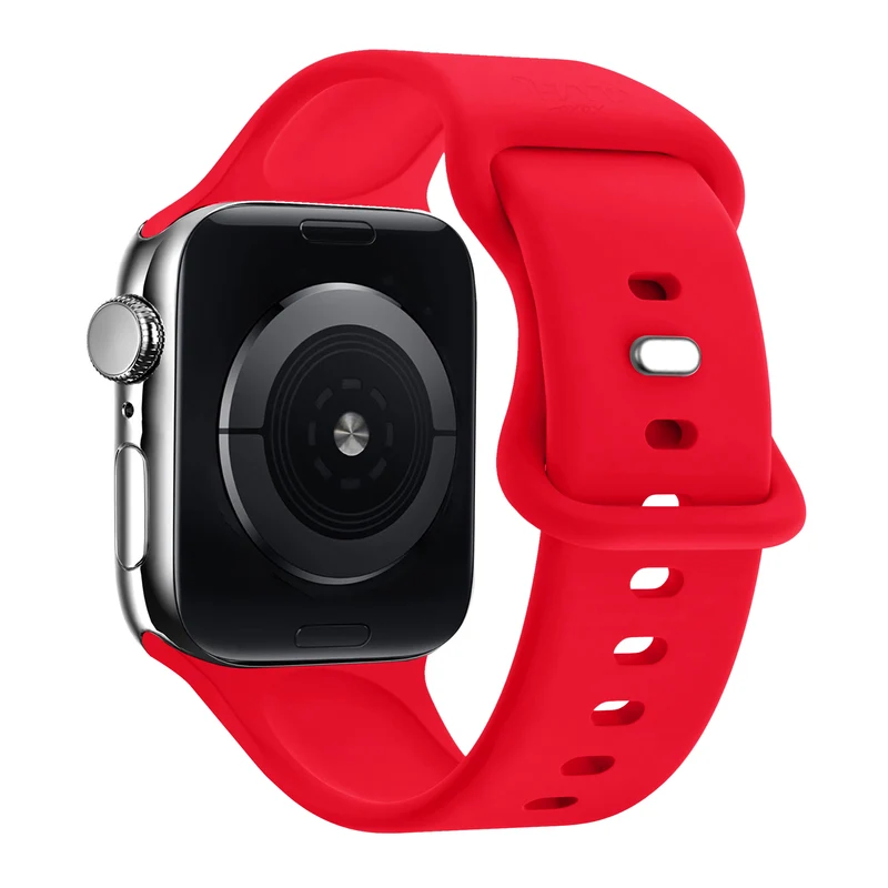 xoxo Wildhearts Apple Watch Silikonarmband (Rot)