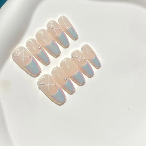 Elegantes Ombre Press-On Nagelset