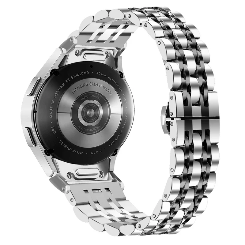 Mega Gut Samsung Galaxy Watch 7 40mm / Samsung Galaxy Watch 7 44mm Metall Universell Armband