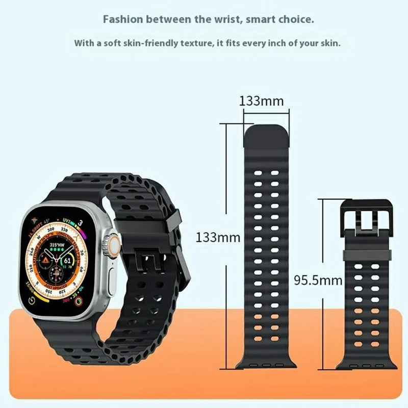 Super Bequem Apple Smartwatch Silikon Universell Armband