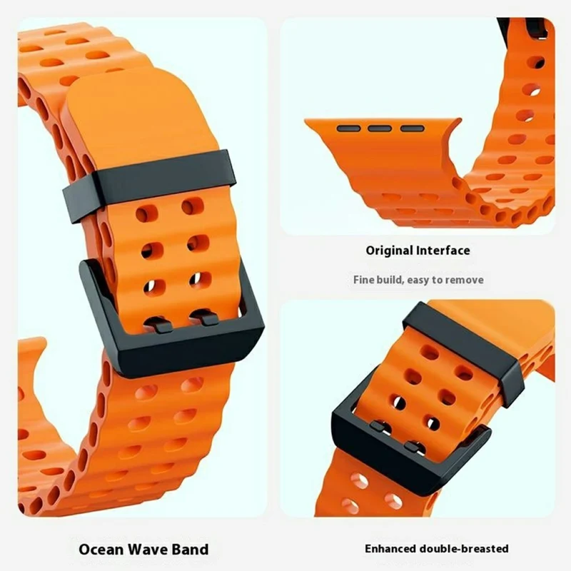 Super Bequem Apple Smartwatch Silikon Universell Armband