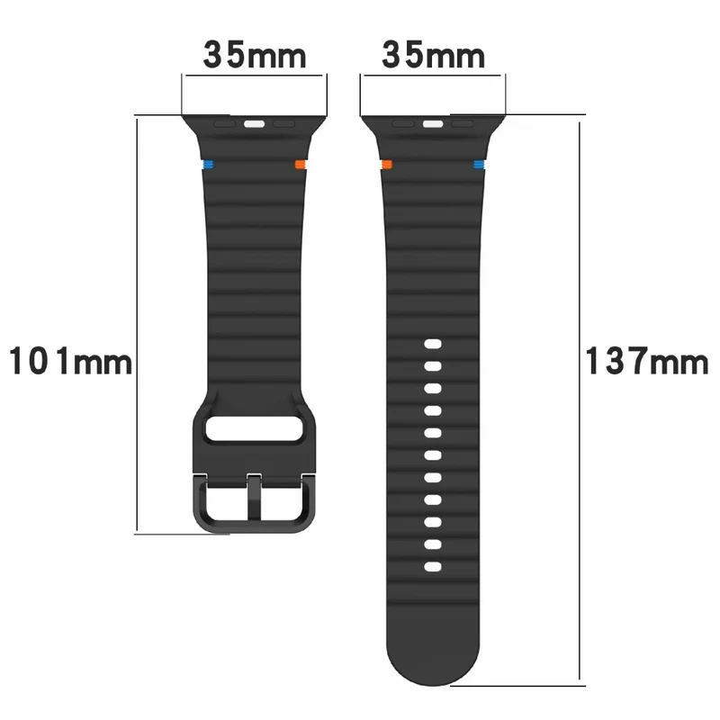 Super Bequem Apple Smartwatch Silikon Universell Armband