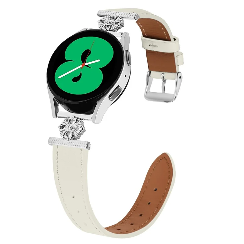 Großartig Samsung Galaxy Watch Active Echtes Leder Und Metall Armband