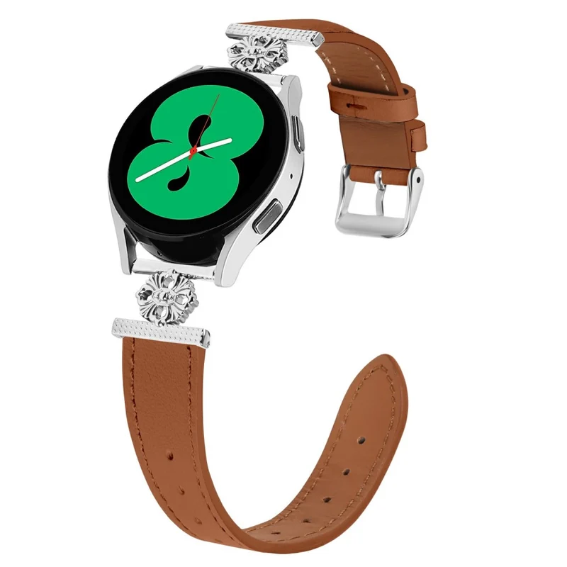 Großartig Samsung Galaxy Watch Active Echtes Leder Und Metall Armband