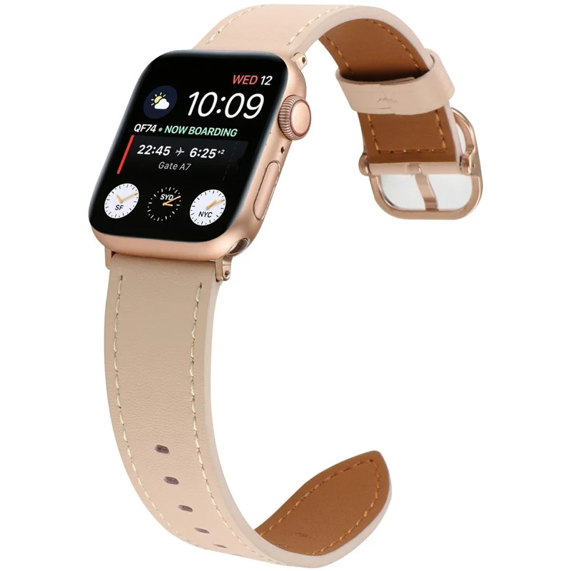 Absolut Niedlich Apple Smartwatch Echtes Leder Universell Armband